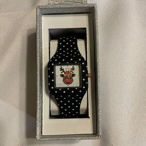 Aéropostale reindeer watch (new battery/tab still in place)